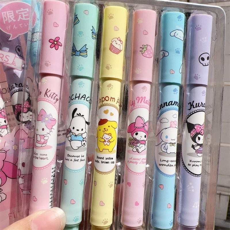 Sweet Set of 6 Kawaii highlighters