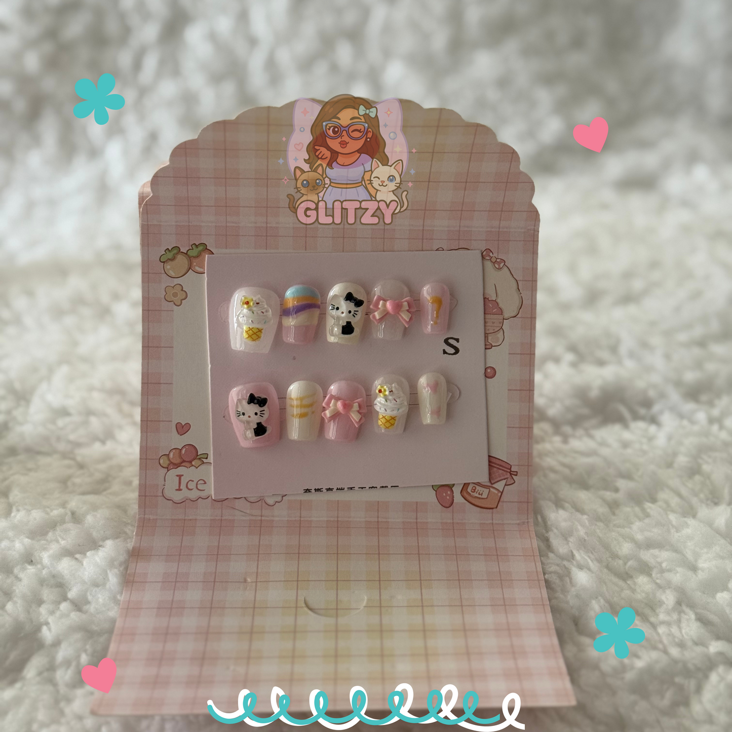 π
Glitzy Press-On Nails β Salon Glam in Minutes β¨
