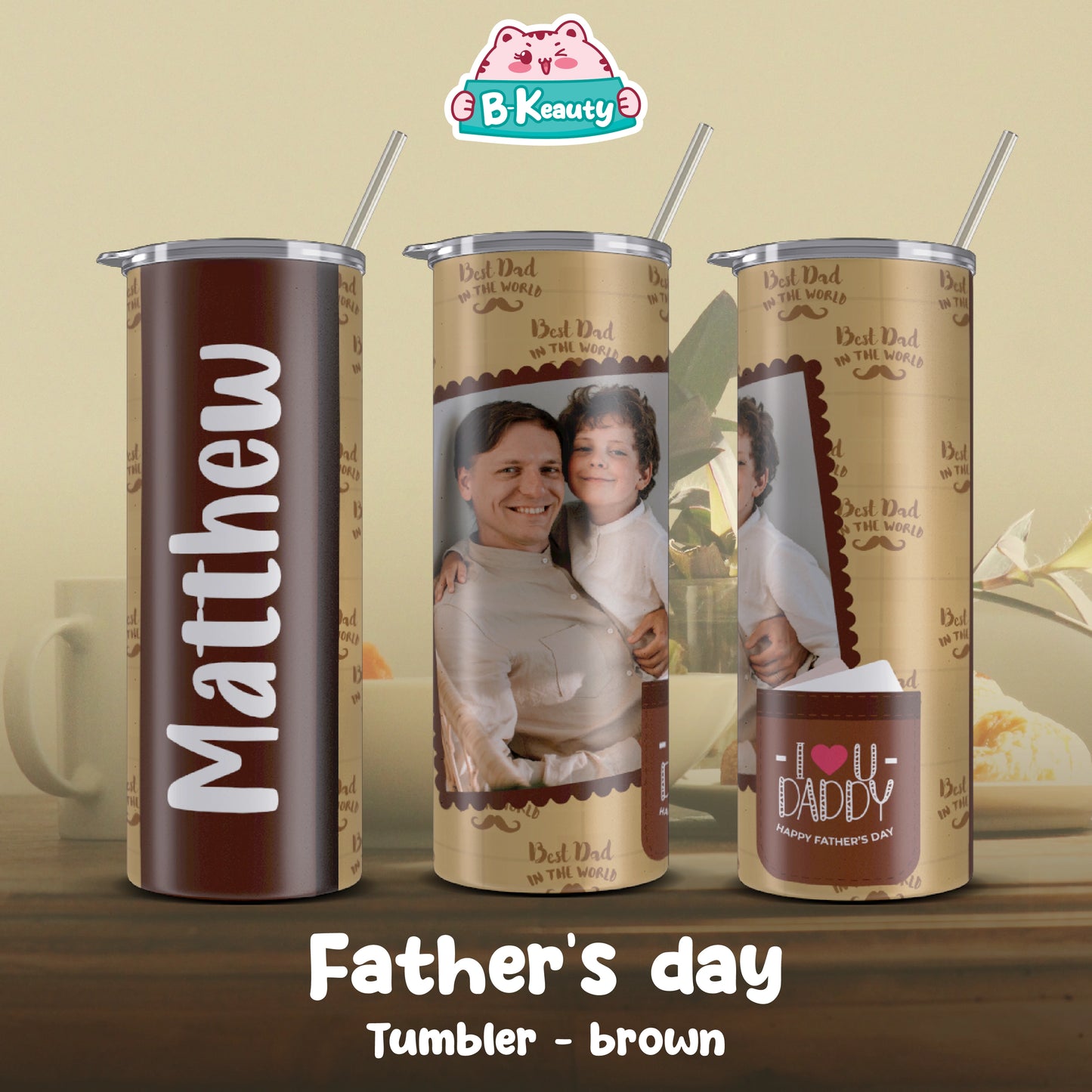 FATHER'S DAY TUMBLER & CUP
