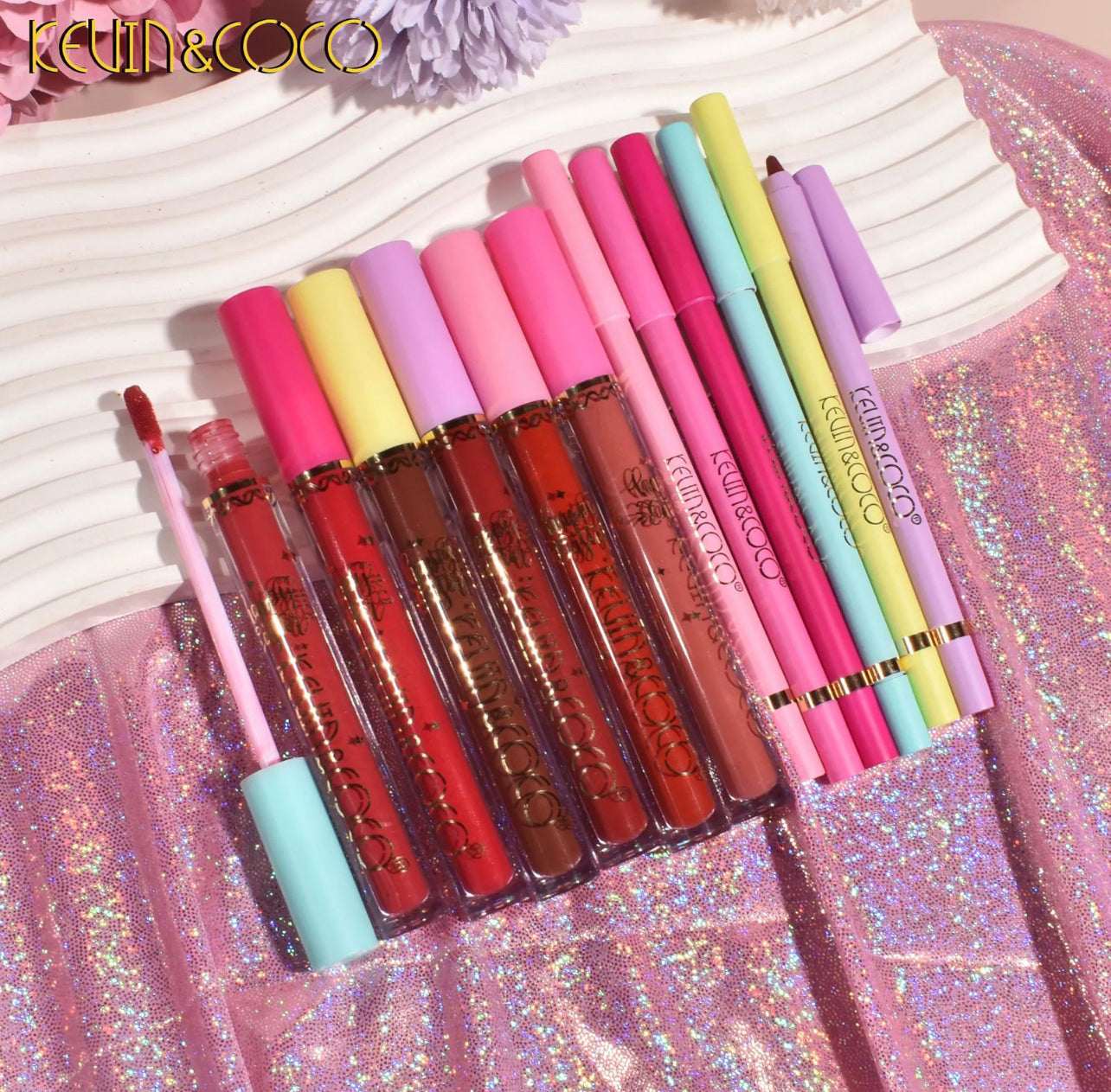 2 LIQUID LIPSITCK WITH LINERS