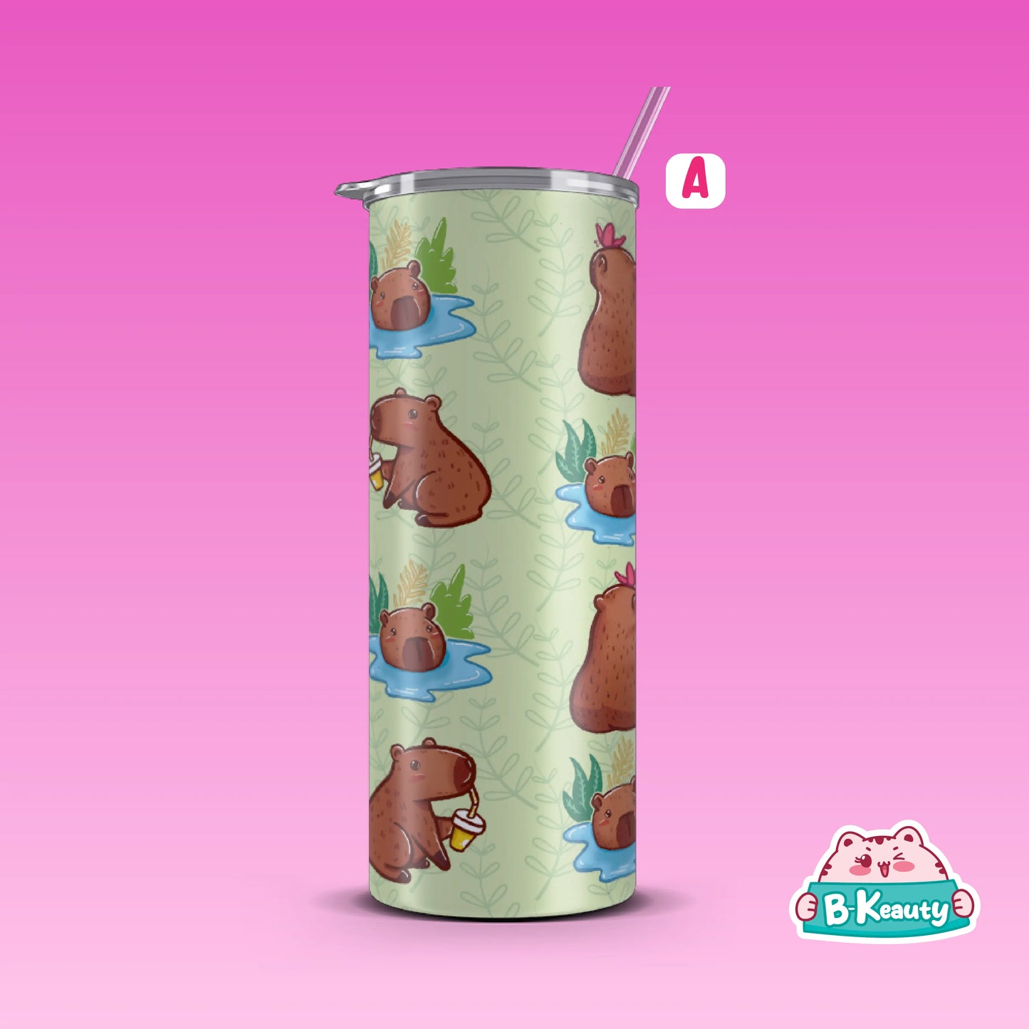 CAPYBARAS LOVERS TUMBLER & GLASSCUP