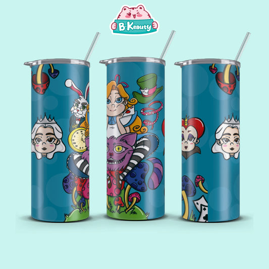 ALICIA IN WONDERLAND TUMBLER & CUP