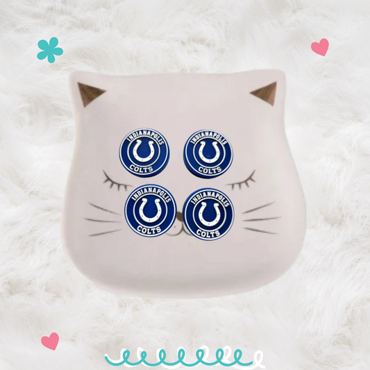 Indianapolis Colts Silicone Focal Bead