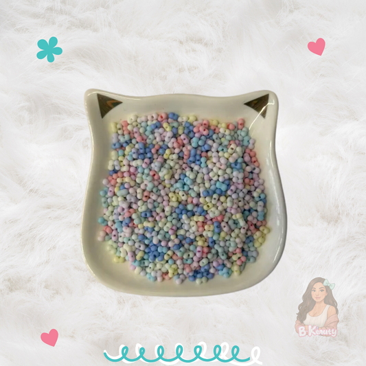 2 x 4 Fancy Glass Peanut Beads