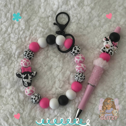 🩷 Wrist it & Twist it – Pink-a-Moo Edition 🐄💖
