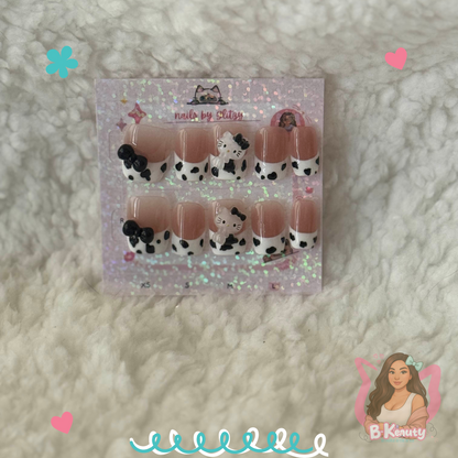 Moo Kitty Press-On Nail Kit
