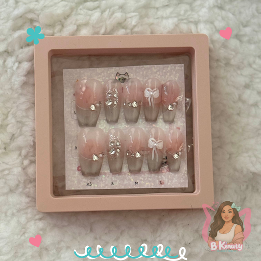 Blush Cloud Press-On Nail Kit