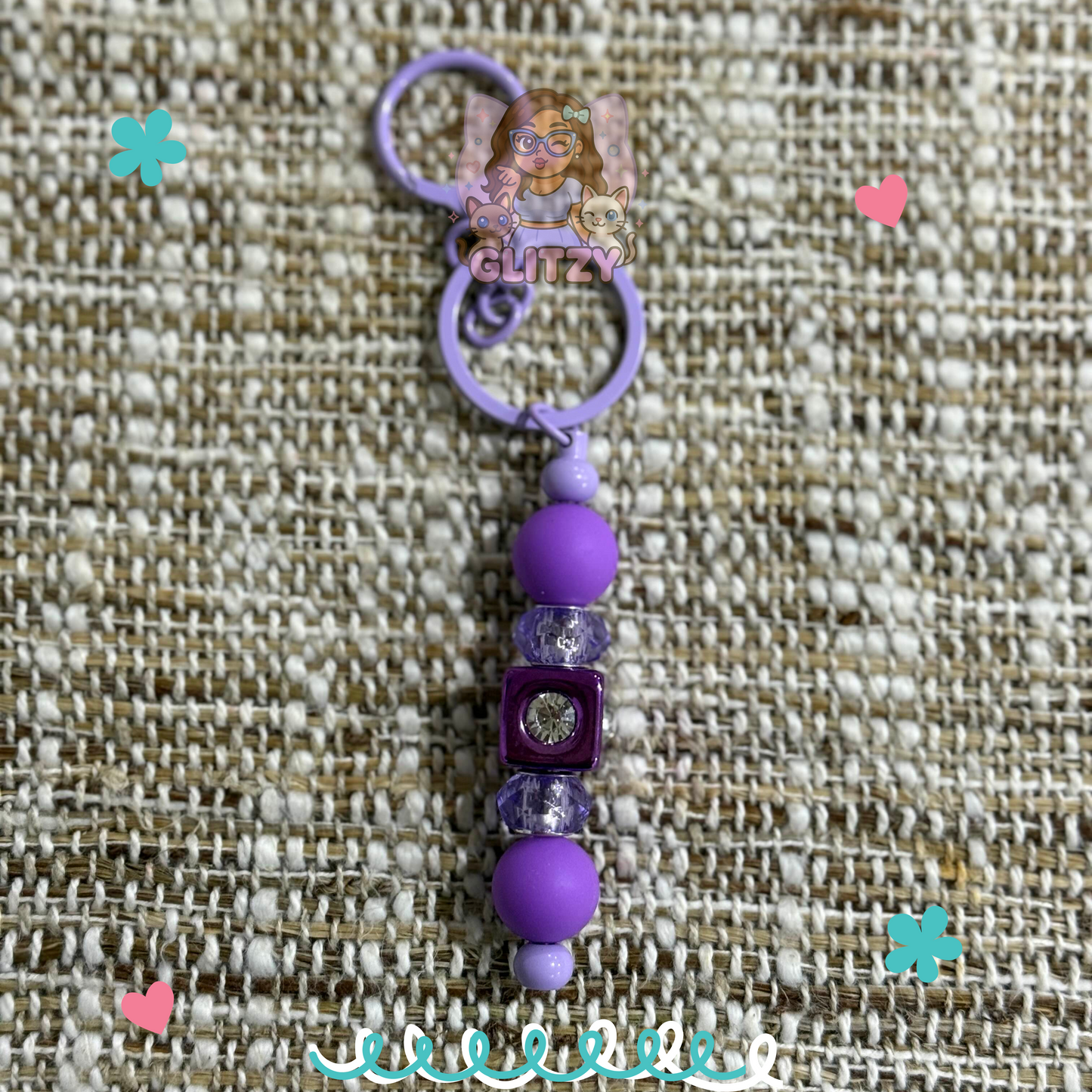 Beaded Keychain Charm – Elegant & Trendy Accessory