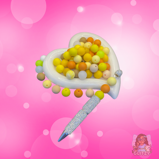 Sunny Pop – Yellow Silicone Beads Mix