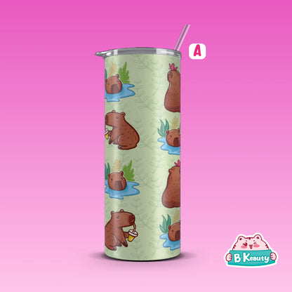 CAPYBARAS LOVERS TUMBLER & GLASSCUP