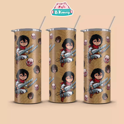 TITAN GIRL TUMBLER & GLASSCUP