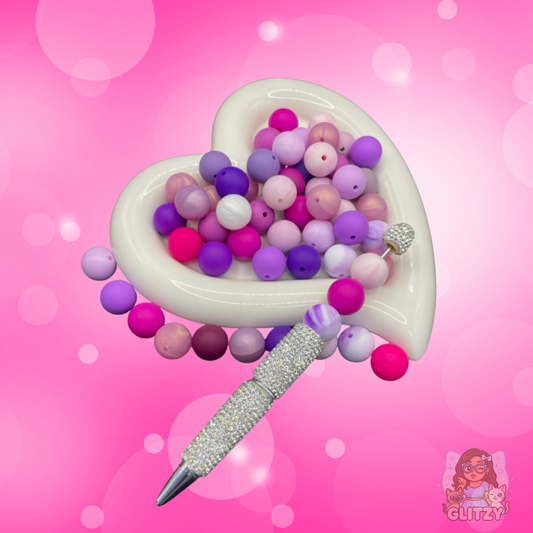 Grape Mix – 15mm Bead Set