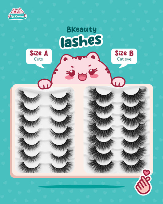 B-KEAUTY EYELASHES SET